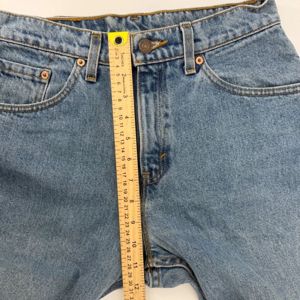 Levis 517 Boot Cut Jeans Women's 9 JR (28x32) Blue Denim Vintage 90s Made in USA